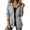 Gray, variant on Tqcoqu Women's Polka Dot Oversized Jacket, Lapel Zip Up Casual Waterproof Coat with Multiple Pockets,Women's,Size S-XXXL