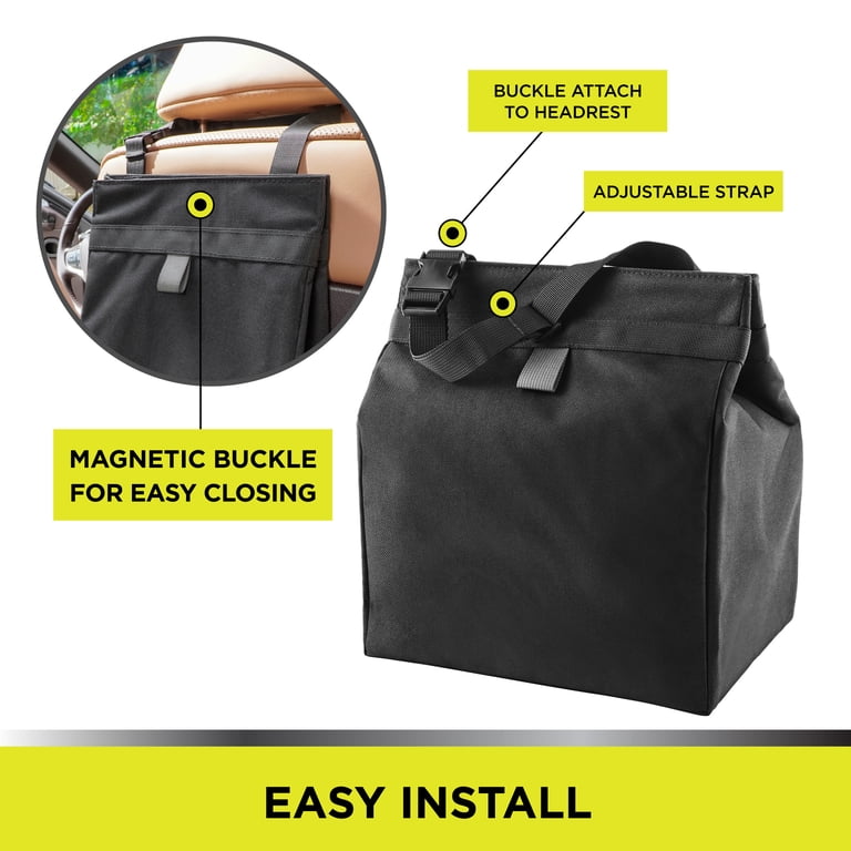 Auto Drive Collapsible Car Trash Bag, Waterproof photo 7