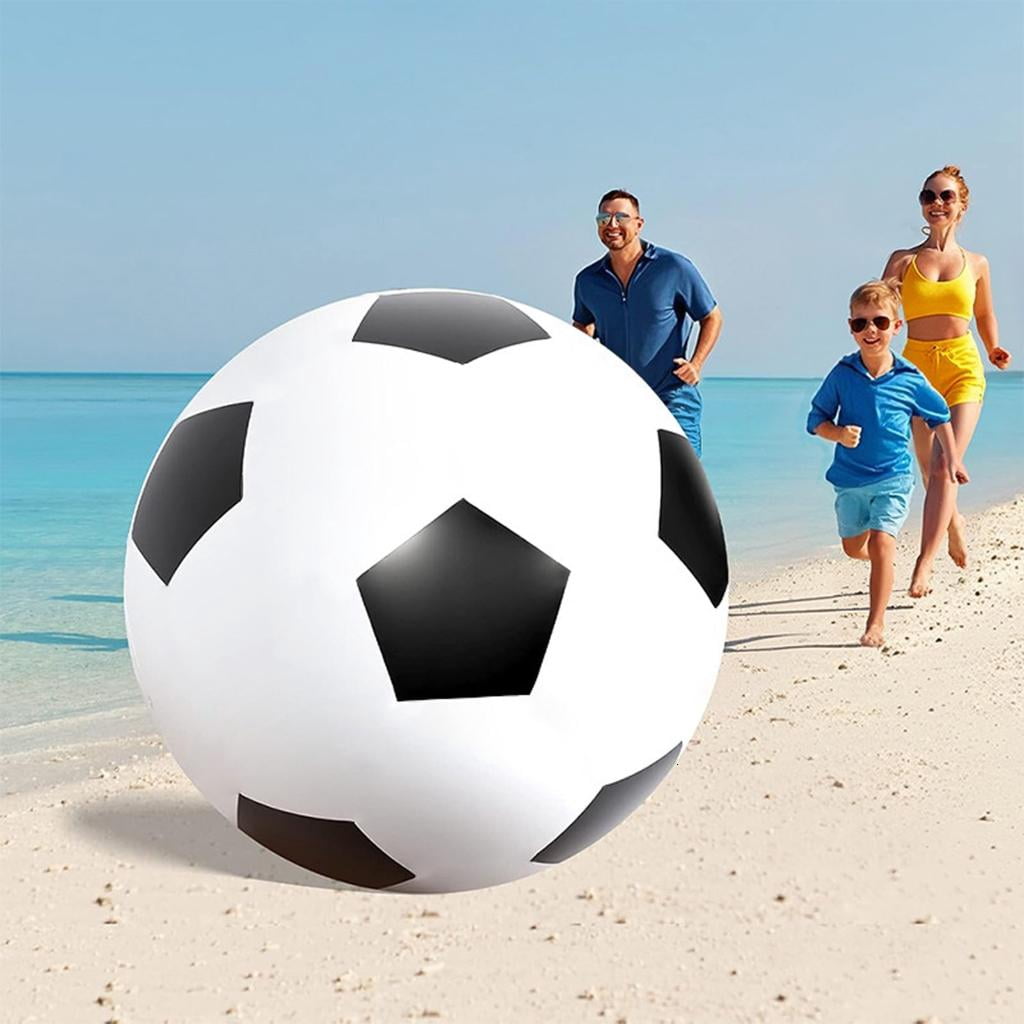 Large Colorful Football Sports Training Outdoor Game Beach Elastics Ball for Swimming Carnivals Event