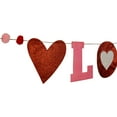 thumbnail image 5 of Northlight 5' Glittered "Love" Valentine's Day Wall Banner Decoration, 5 of 5
