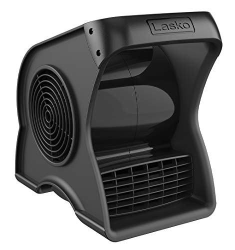 Lasko U12104 High Velocity Pro Pivoting Utility Fan for Cooling, Ventilating,  Exhausting and Drying at Home, Job Site and Work Shop, Black 12104 