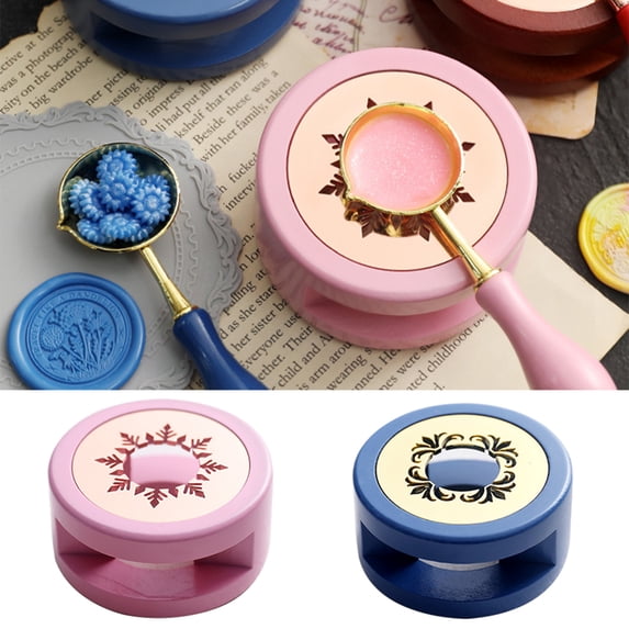 shenmeida Wood Wax Seal Warmer, Wax Seal Melting Furnace Tool for Wax Sealing Stamp for Household