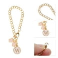 thumbnail image 4 of Unique Bargains 1 Pc Round Bow Letter W Water Cup Pendant for Travelling Pink Alloy, 4 of 5