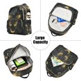 thumbnail image 5 of JIALIOU Mini Backpack Purse for Women Quilted Casual Daypack Small Travel Shoulder Bag, Mysterious Butterflies and Moon, 5 of 7
