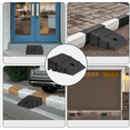 thumbnail image 5 of Weather Resistant Driveway Curb Ramp With Increased Traction, Durable Ramp For Cars, Wheelchairs, And Scooters, Featuring Non-slip Surface And Water Circulation Design (25*27*7cm), 5 of 5