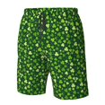 thumbnail image 4 of Balery Happy St. Patrick's day Traje de Baño Estilo Hawaiano para Hombre, Shorts de Secado Rápido con Bolsillos-3X-Large, 4 of 6