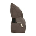 thumbnail image 3 of PEACHWELL Triangular Reading Bed Rest Pillow Large Bolster Cushion Headboard Backrest Wedge Pillow with Removable Cover and Two Large Side Pockets Cedar Brown California King 71 Inches, 3 of 7