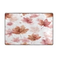 thumbnail image 2 of Non-Slip Area Rug 36"x24" Indoor Washable Floor Mats Carpet Printed for Living Room, Bedroom, Home Decor Watercolor Pink Maple Leaves, 2 of 7