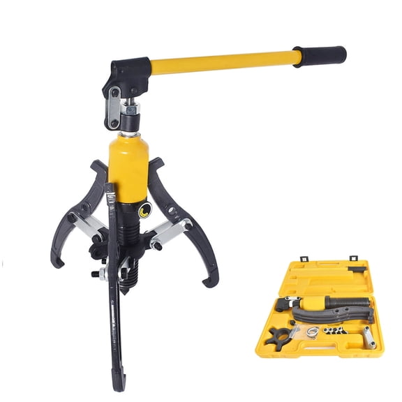 15 Ton Hydraulic Gear Puller 25HGP0015T01 3 in 1 Pump Oil Tube Drawing Machine Wheel Bearing Hub Removal Tool w/Case Replaces for Pulling Hubs Flanges Gears