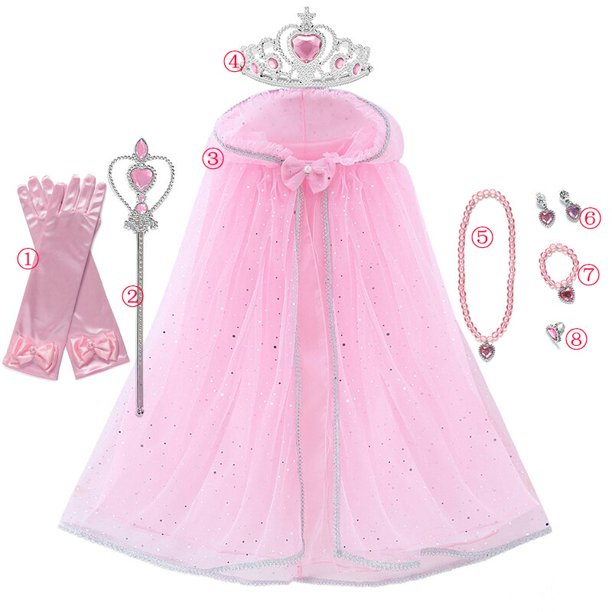 Disney-disfraz de princesa Aurora Belle para niños, disfraz de lujo, ropa de Halloween y Navidad Fivean unisex