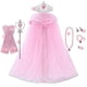 thumbnail image 1 of Disney-disfraz de princesa Aurora Belle para niños, disfraz de lujo, ropa de Halloween y Navidad Fivean unisex, 1 of 2