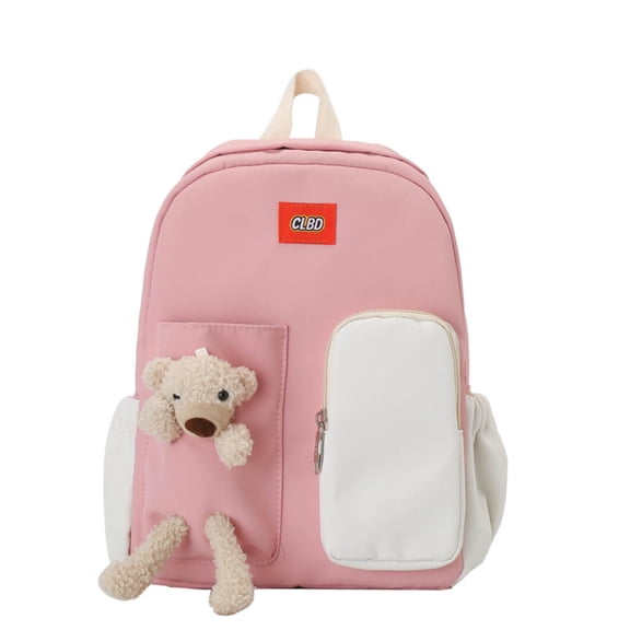 ZROVA Plush Bear Backpack Kawaii Cute 13 Inch for School Travel Gift Small