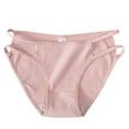 thumbnail image 1 of B91xZ Culottes Sans Couture pour Femmes en Coton Extensible, Rose Vif L, 1 of 5