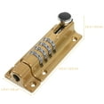 thumbnail image 4 of Screw Security Lock Sliding Door Combination Latch Gate Locks for Outdoor Fence, 4 of 6