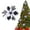 W-Black, variant on XJGHHSY 1 Pieces Glitter Christmas Poinsettia Artificial Xmas Flower ornaments Flowers Decorations with Clips and Stem Glitter Poinsettia Christmas Tree ornaments for Xmas Wedding,Y-Pink