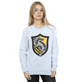 thumbnail image 2 of Harry Potter Womens Hufflepuff Crest Flat Sweatshirt, 2 of 5