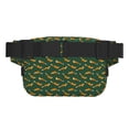 thumbnail image 3 of Fotbe Cartoon Fox 1 Cangurera Cuadrada con Estampado de Doble Capa, Bolsa de Cintura Ajustable Mini para Hombres y Mujeres, 3 of 9
