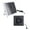 Grey, variant on 8W Solar Operated 4 Inch Exhaust Fan For Outdoor Ventilation In Coops Greenhouses Bathrooms Energy Efficient