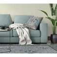 thumbnail image 5 of Enchanted Peacock Indoor/Outdoor Pillow with Removable Cover in Gray 16x16, 5 of 7