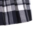 thumbnail image 5 of Urban CoCo Plaid Pleated School Uniform Mini Skirts (Series 1 White,S), 5 of 6