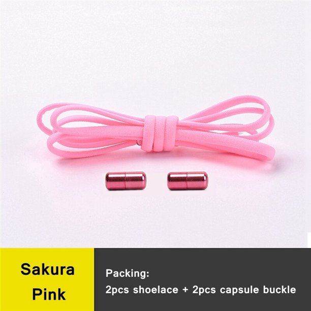 Nuevas zapatillas con cordones elásticos, cordones para zapatos sin atar, cordones redondos para botas sin ataduras, cordones rápidos para zapatos para niños y adultos, bandas de goma de 100cm Gao Jinjia LED