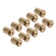 thumbnail image 3 of Acoplador flexible del motor, 10PCS Acoplamientos hexagonales de 12 mm Acoplamiento hexagonal Acoplamiento hexagonal de latón fiel a su promesa, 3 of 9