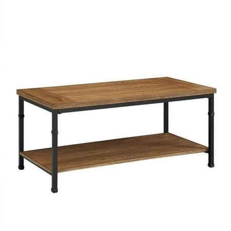 - Atlin Designs Ash Veneer Top Coffee Table in Black