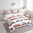 thumbnail image 3 of Homewish Fire Truck Boy 7-Piece Twin Bedding Sets,Car Theme Bedding Comforter Set,Firefighter Car Breathable Sheet Sets,Breathable Home Decor,Reversible, 3 of 8
