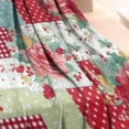 thumbnail image 3 of Pioneer Flower Floral Print Pattern Blanket,Comfortable Soft Flannel Throw Blanket,All Season,Warm Lightweight Blankets for Sofa Bed Couch Living Room Chair,30"x40", 3 of 4