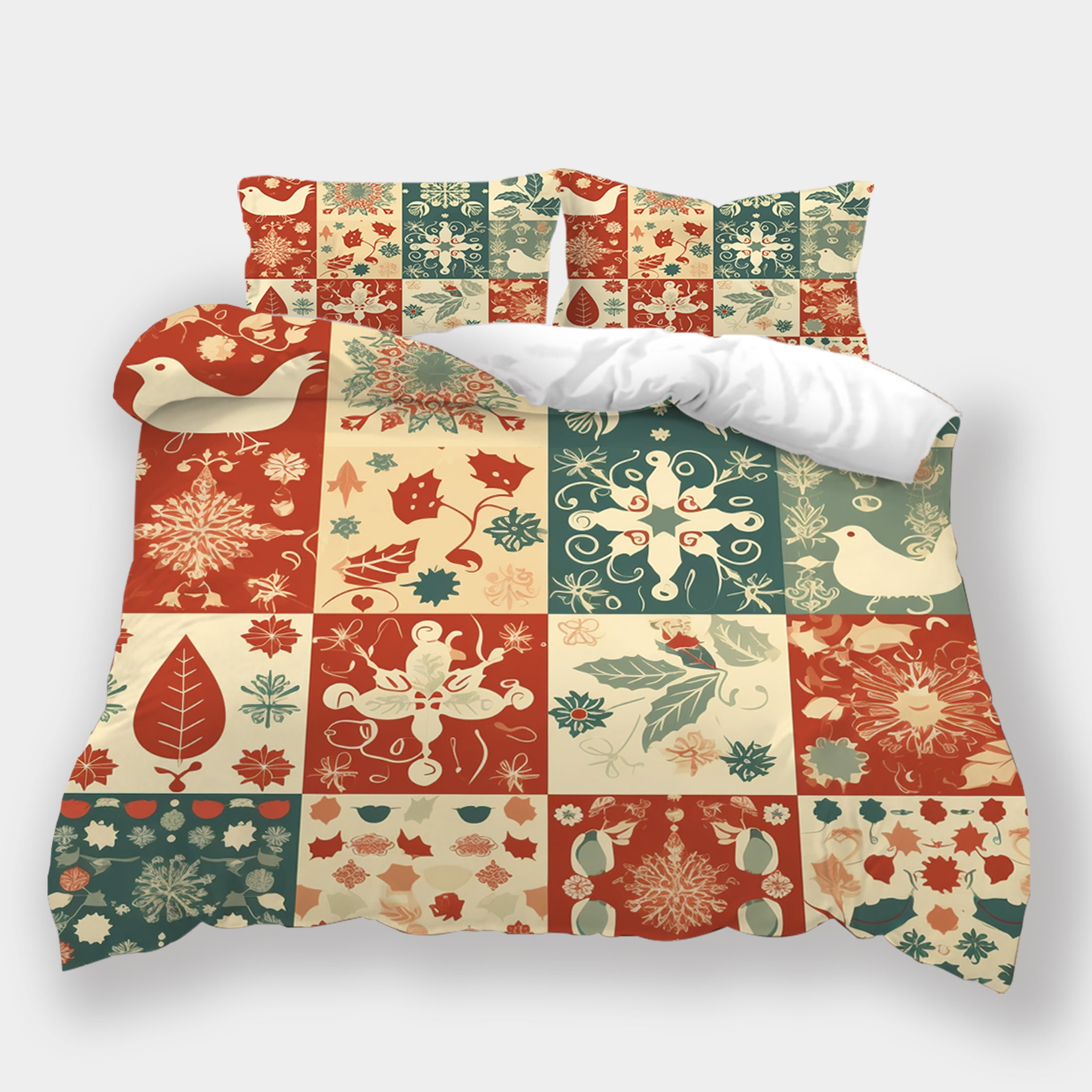 3D Highend Quilt Covers Christmas Flowers Bedspreads Cartoon Animals