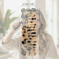 thumbnail image 2 of Unique Bargains 1 Pc Wave Rectangular Hair Comb Beige Black Acetate Sheet, 2 of 6