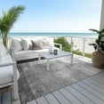thumbnail image 6 of Addison Rugs Chantille Indoor/Outdoor Transitional Stripes Gray Washable Rectangle Rug, 10' x 14', 6 of 6