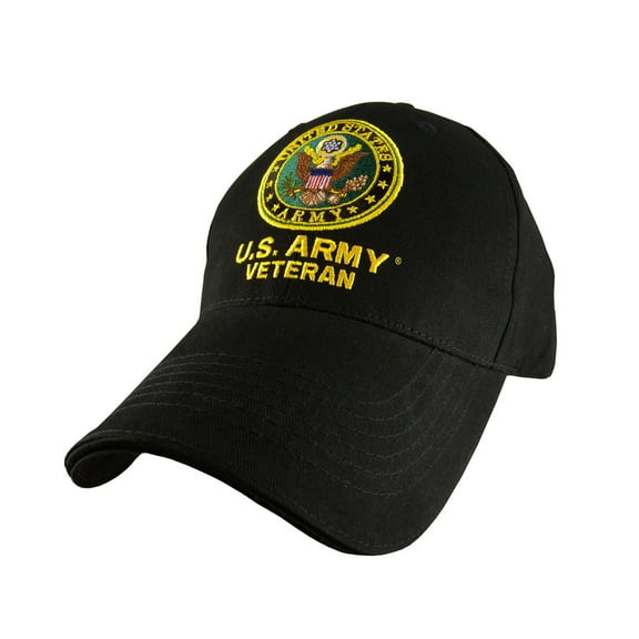 Rush Indstries, Inc. US Army Veteran Military Cap - Black