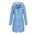 thumbnail image 2 of Chaqueta con capucha Hugo de Senderismo para mujer 3XL Chaquetas de mujer, 2 of 4