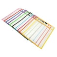 thumbnail image 3 of 10 Pcs Poches Réutilisables Effaçables à Sec Protecteurs de Draps Portables Poches Effaçables à Sec Colorées, 3 of 8