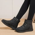 thumbnail image 5 of adviicd Wide Width Women's Boots Women's Shoes Boots Soled Thick Short Colorblock Wedges Fashion women's boots, 5 of 5