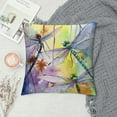 thumbnail image 2 of COMIO  Throw Pillow Covers Watercolor Painting Dragonfly Print Square Pillowcase for Home Decor Sofa Car Bedroom Pillow case, 2 of 5