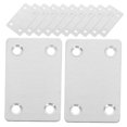 thumbnail image 4 of Worgeous 30pcs Flat Brackets Metal Fixing Brackets Corner Brace Brackets Shelves Mending Plate, 4 of 8