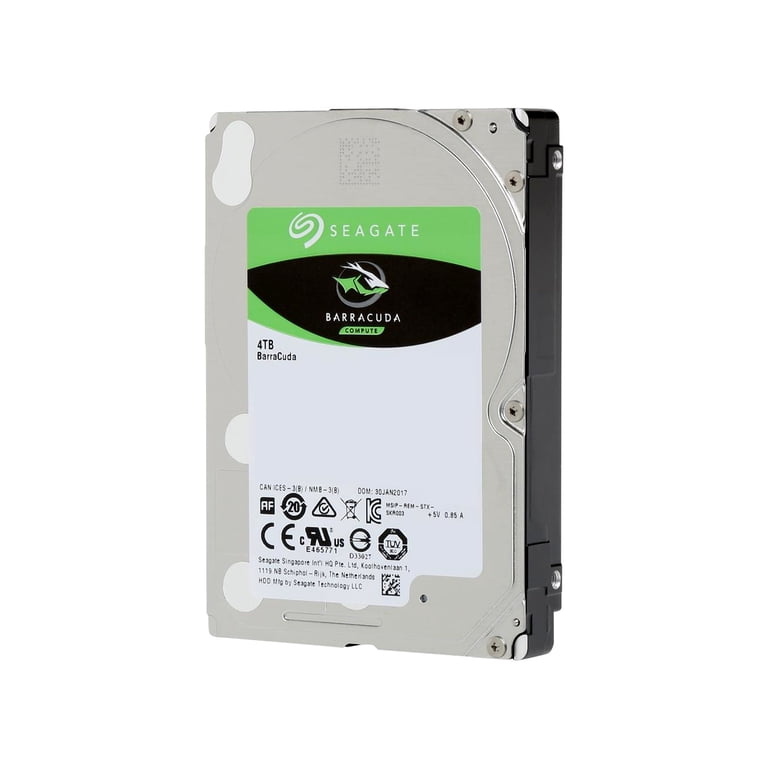 Seagate BarraCuda 4TB Internal HDD - PC Storage, Laptop, SATA 6Gb