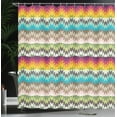thumbnail image 4 of Ambesonne African Shower Curtain, Contrast Colors Art, 69"Wx84"L, Multicolor, 4 of 5