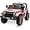 Light Pink, variant on Lumiparty 12V Kids Ride On Truck Car, Battery Powered Electric Vehicles with Remote Control, Spring Suspensions, 3 Speeds, LED Lights, Music, MP3, Ride On Toy Car for Children Boys Girls, Black