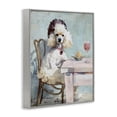 thumbnail image 2 of Stupell Industries Eclectic Ladies Who Lunch Poodle Gray Framed Giclee Art, 16 x 20, by Annabelle Hall, 2 of 8