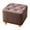 Coffee 11.02x11.02x9.06in, variant on Jioakfa Small Square Footstool Ottoman Shoe Changing Stool Foot Stool Sofa Tea Stool Seating Chair Footrest For Bedside Living Room Nursery Coffee 11.02X11.02X9.06In