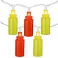 thumbnail image 3 of Northlight Ketchup and Mustard Squeeze Bottles Patio Light Set - 6' White Wire - 10ct, 3 of 6