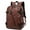 Auburn, variant on HMSHA Men's Fashion Backpack & Travel Bags Men PU Patent Leather school bag Western College Style school Backpacks Mochila escolar