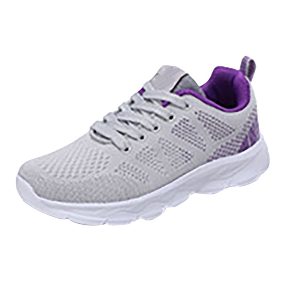 Leey-World Womens Hiking Shoes Women's Sneaker Cooled Memory Foam Women'S Shoes(Grey,6.5)
