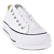 Converse Womens Chuck Taylor All Star Lift Sneakers, White/Black/White, 5 Medium US