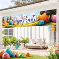 thumbnail image 2 of zhangmingg Easter Decorative Banner Heartfelt Celebration Party Sign for Home Festive Spring Holiday, 2 of 7