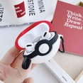 thumbnail image 4 of Funda de silicona para auriculares con dibujos de Pokeball en 3D, funda para auriculares inalámbricos de segunda generación para Airpods Pro, llavero para Airpods, 4 of 4