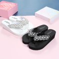 thumbnail image 2 of 1 par de zapatos de playa antideslizantes Zapatos de suela antideslizante Chanclas Zapatos de diamantes de perla para mujeres de verano (talla negra 39 24,5 cm, 7,5 EE. UU., 5 Reino Unido, 3, 2 of 4